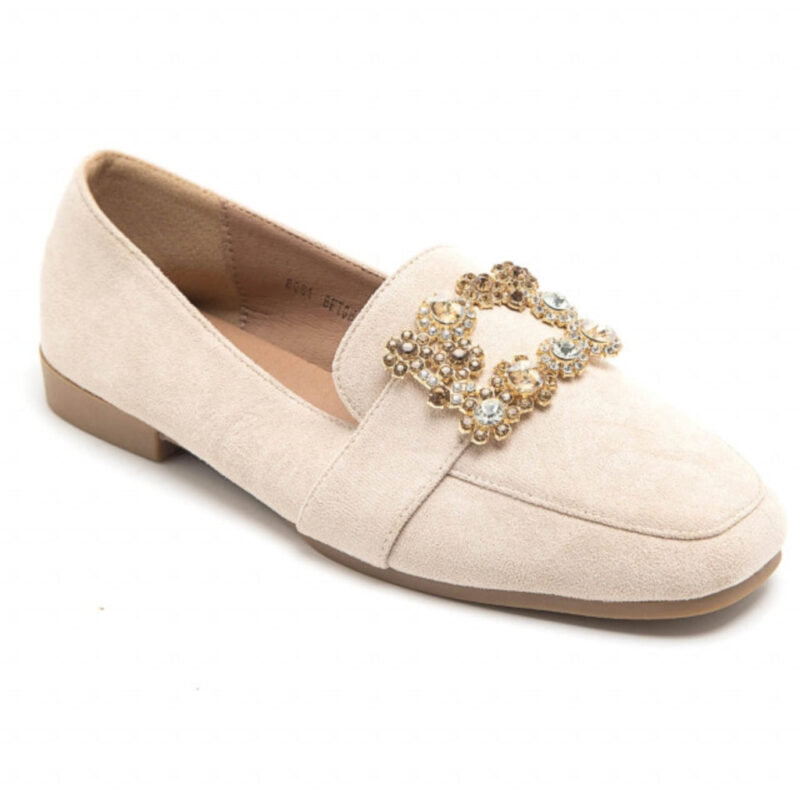 Ava dame loafers 8061 - Beige