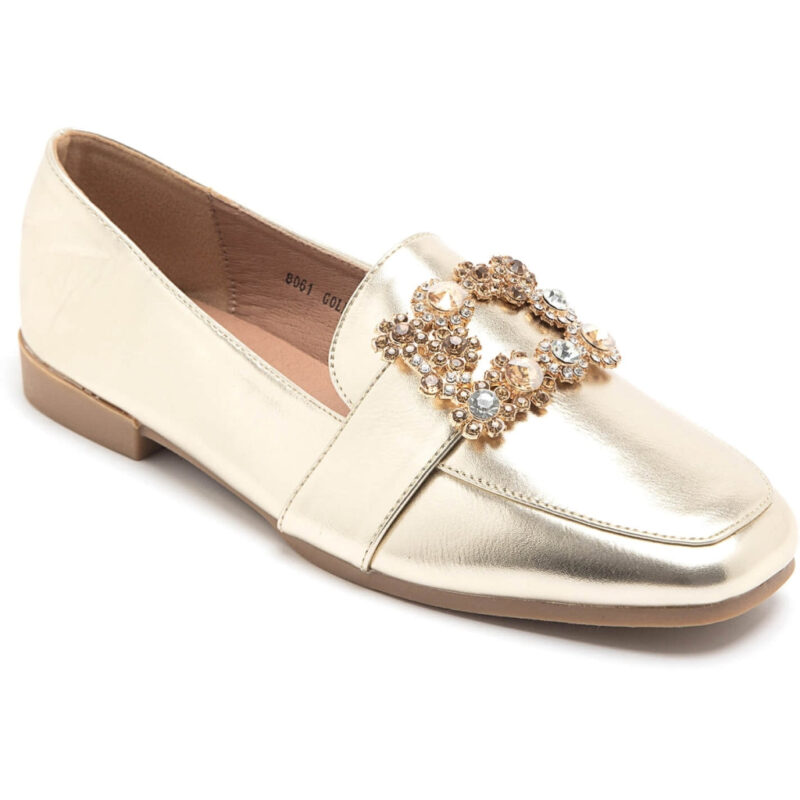 Ava dame loafers 8061 - Gold