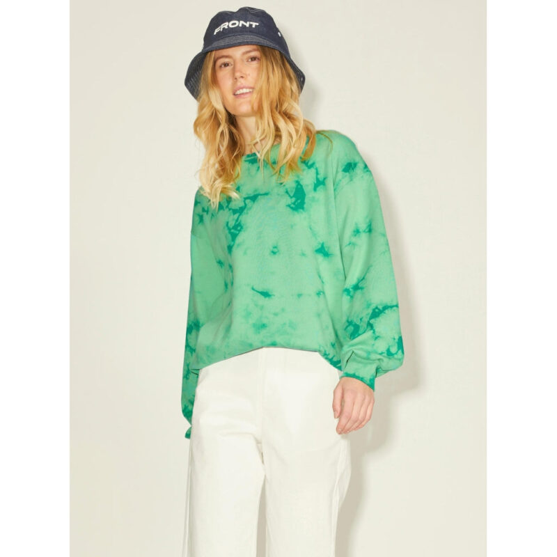 JJXX dame sweatshirt JXTAYLOR - Absinthe Green Tie Dye Jolly Green