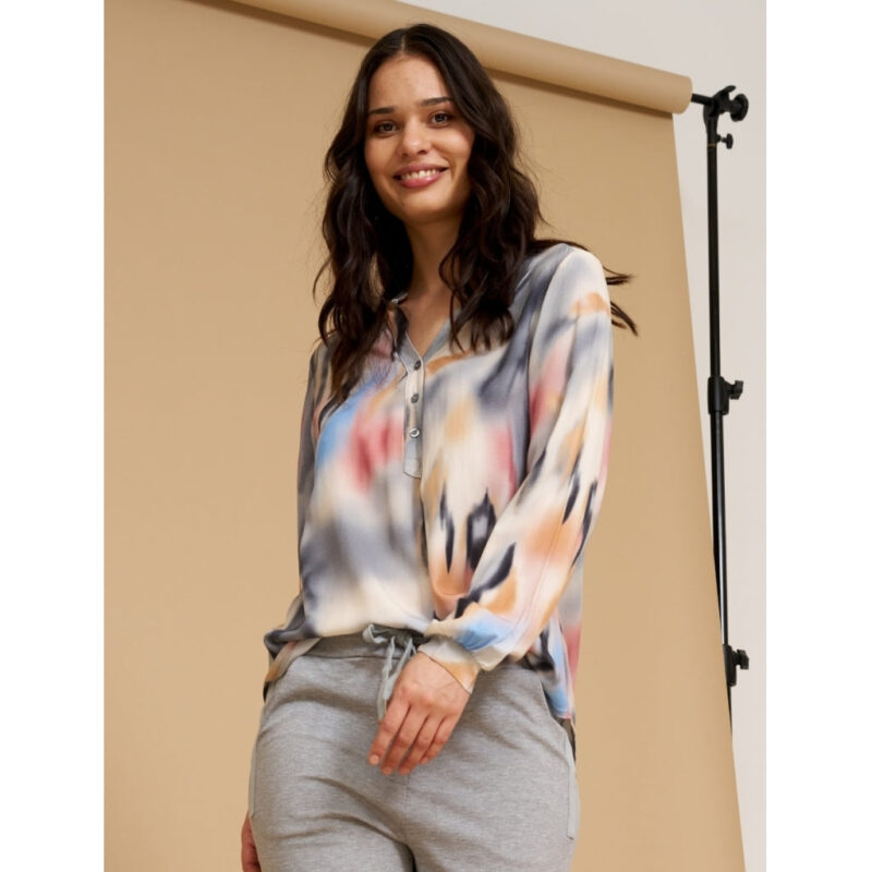 Marta Du Chateau dame bluse 8128 - Grigioq3006-11