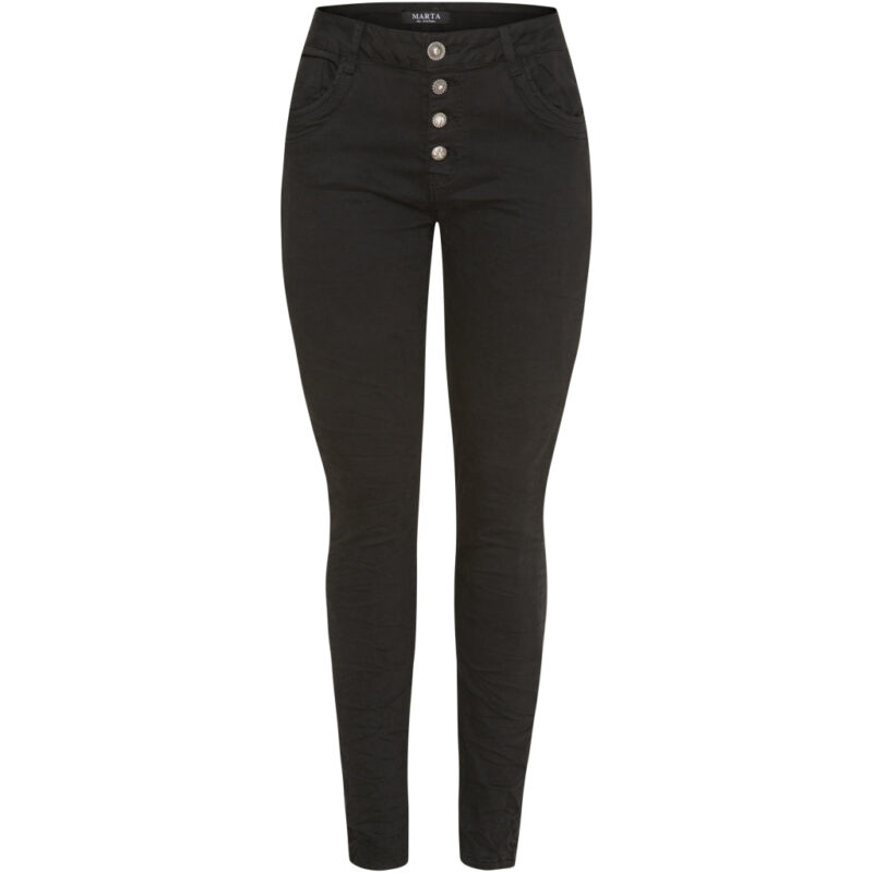 Marta Du Chateau dame jeans MdcBetty Jeans MDC101 - Black