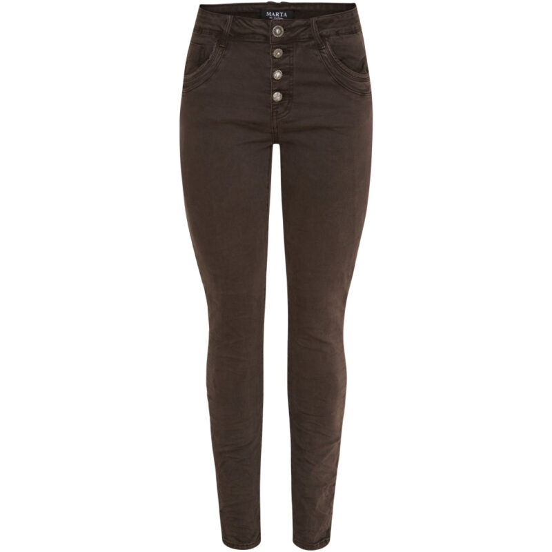 Marta Du Chateau dame jeans MdcBetty Jeans MDC101 - Camel