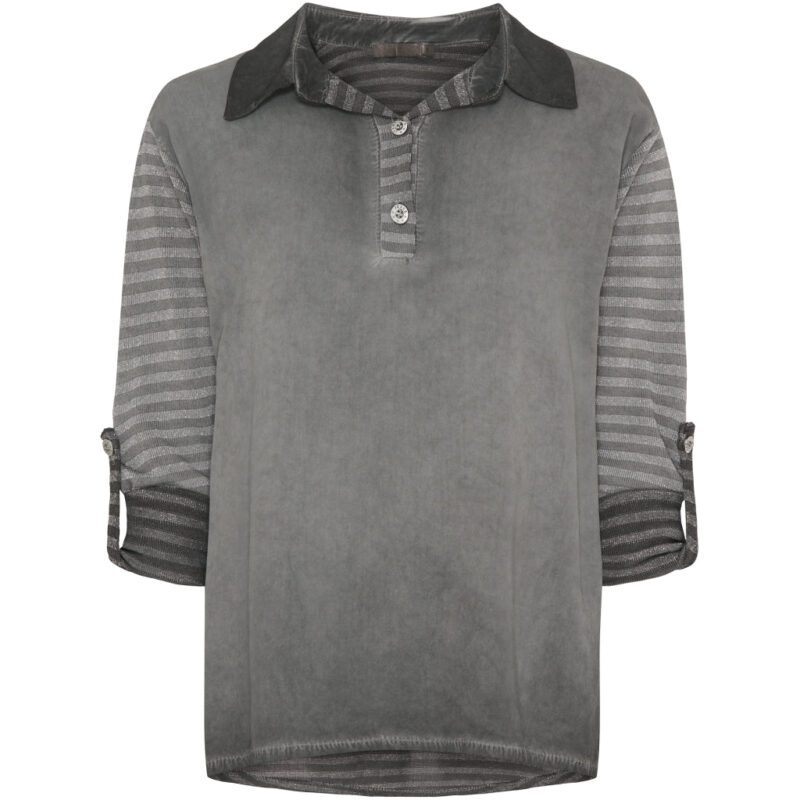 Marta Du Chateau dame skjorte MdcBarbra 41429-1 - Darkgrey