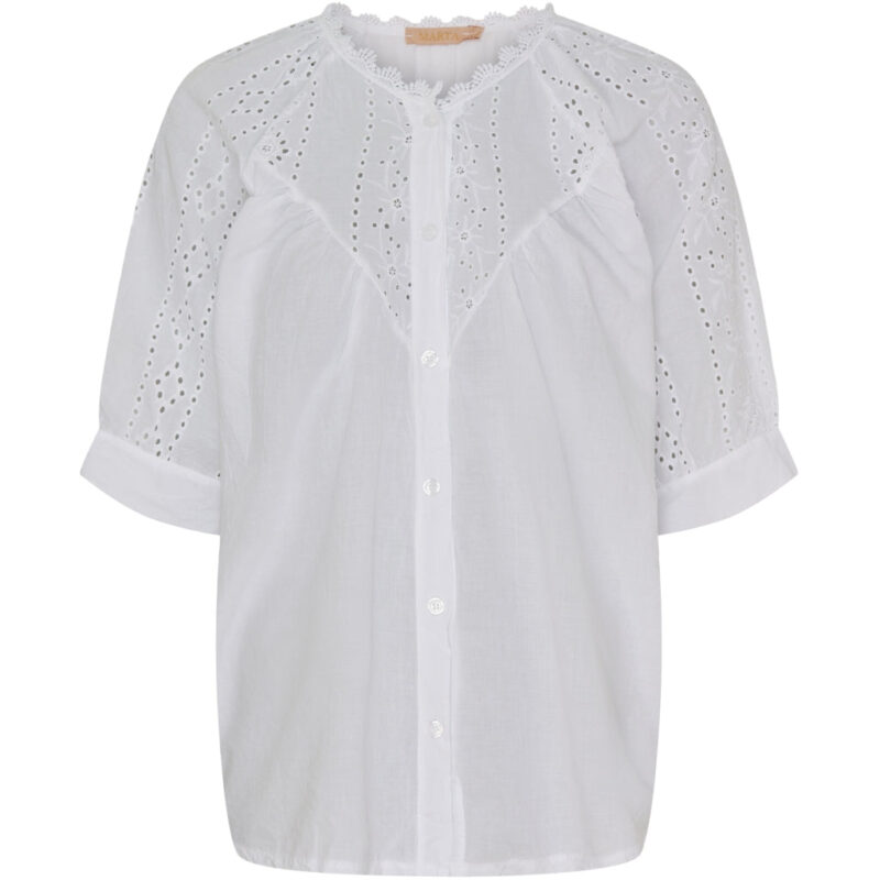 Marta Du Chateau dame skjorte MdcDona - White