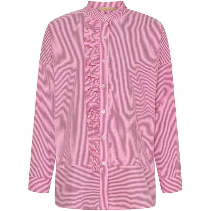 Marta Du Chateau dame skjorte MdcFina - Fuxia Stripe