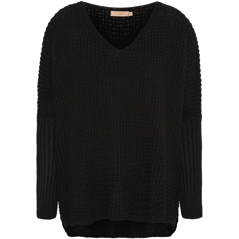 Marta Du Chateau dame strik MdcMille 18236 - Black