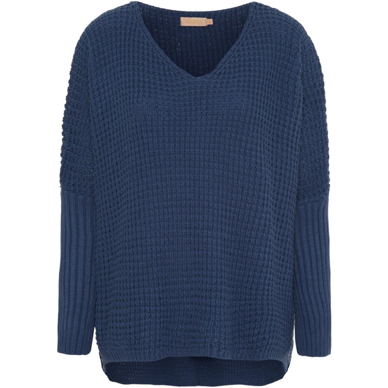 Marta Du Chateau dame strik MdcMille 18236 - Jeans