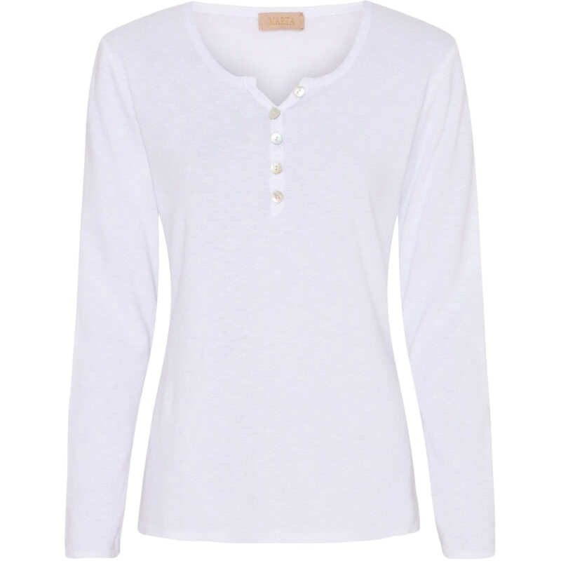 Marta Du Chateau dame t-shirt 9005 - White