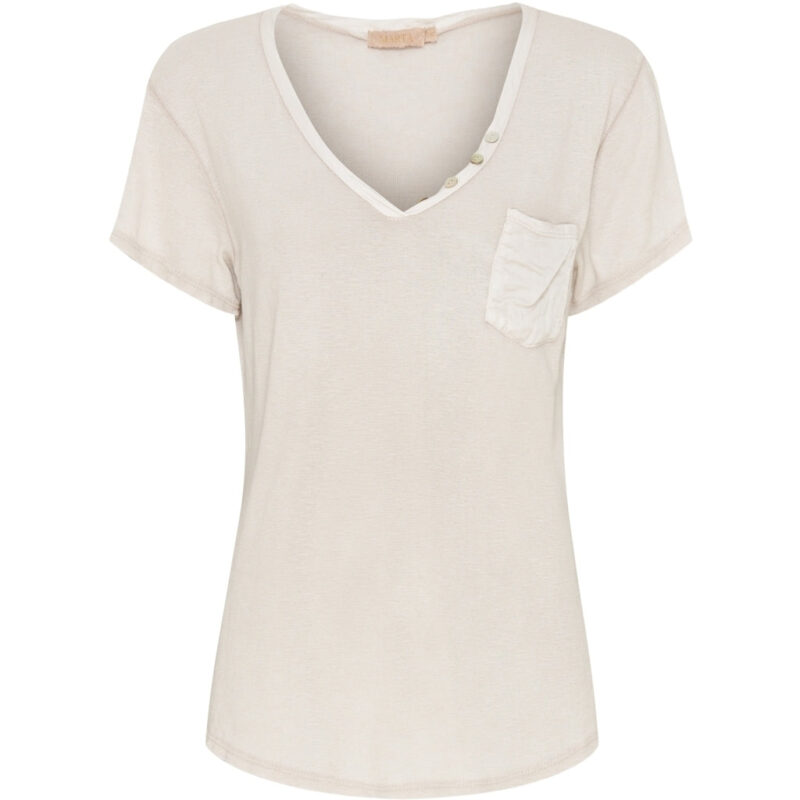 Marta Du Chateau dame t-shirt MdcDorothea - Beige1752