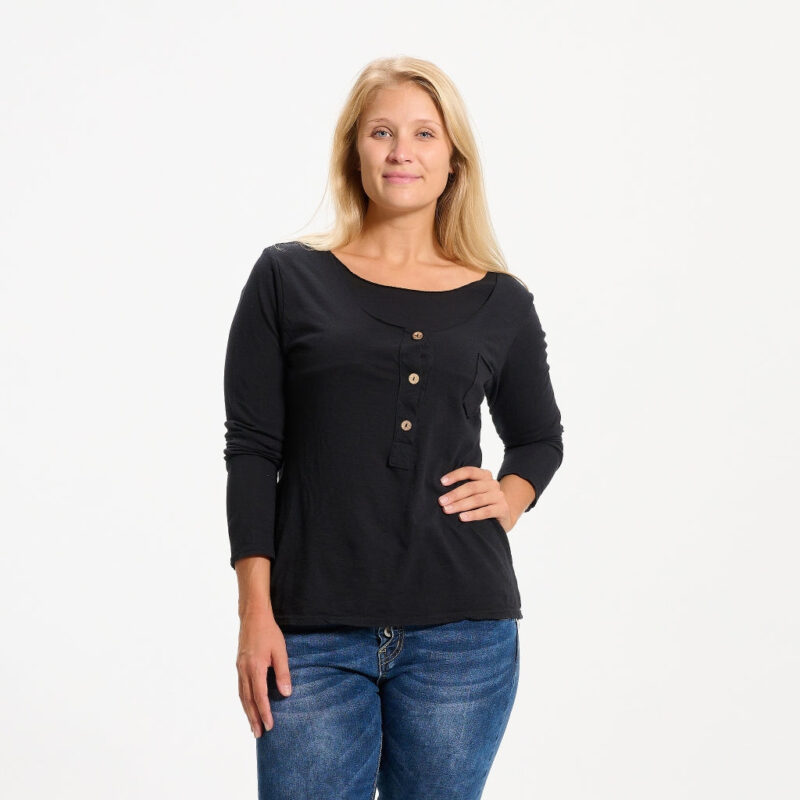 Marta du Chateau dame bluse 40955 - Black