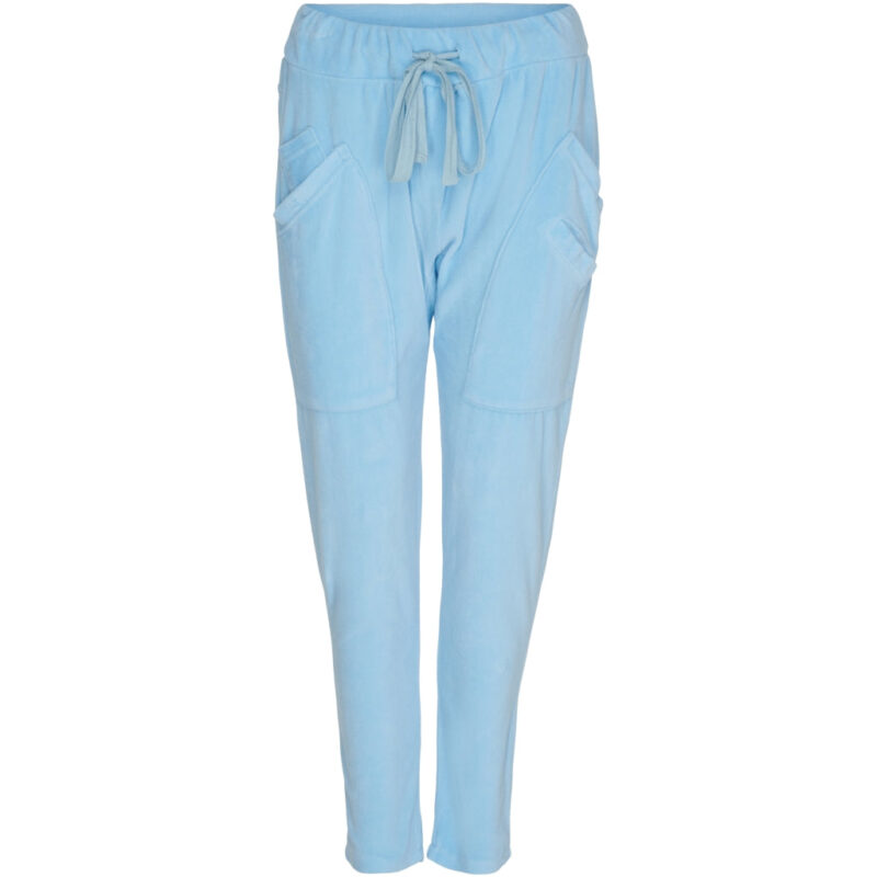 Marta du Chateau velour bukser 68139 - Blue