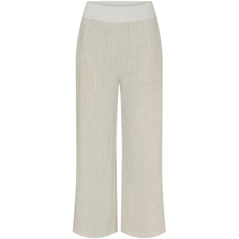 Marta Du Chateau dame bukser MdcAnette - Panna Beige 1752 Stripe