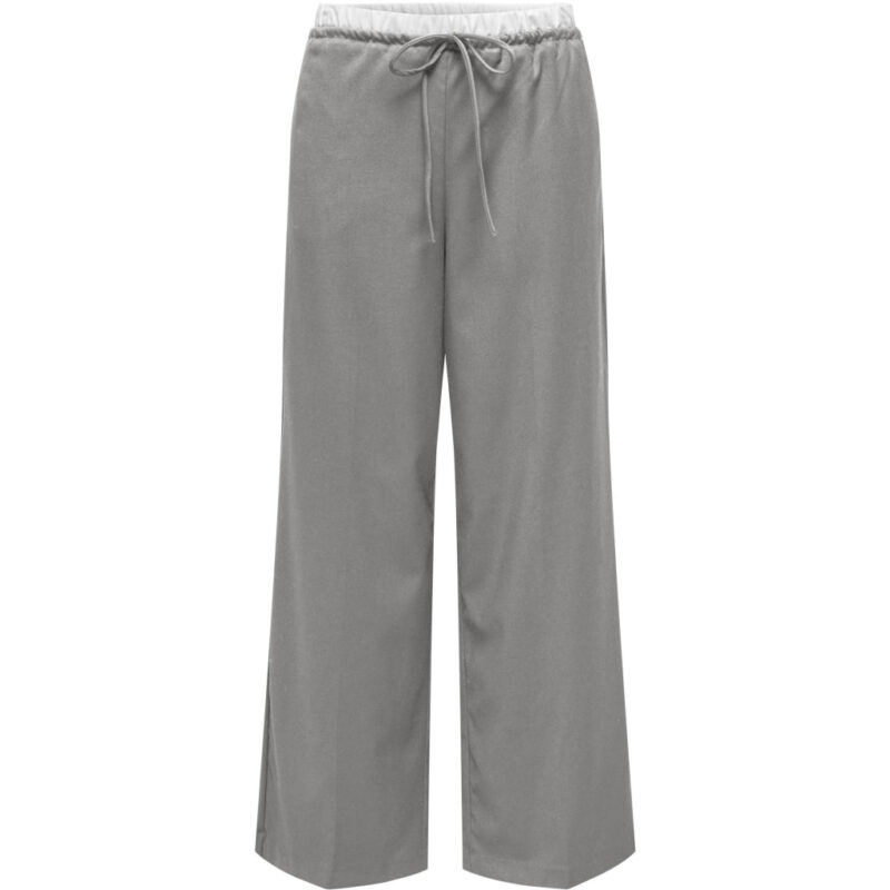 ONLY dame bukser ONLTILLE - Light Grey Melange