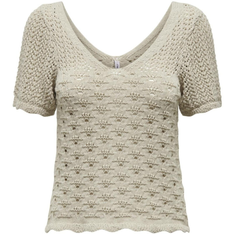 ONLY dame top ONLBECCA - Feather Gray