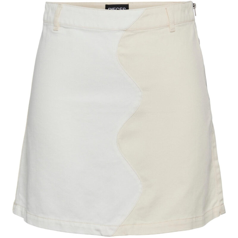 PIECES dame nederdel PCKAJA - Whitecap Gray