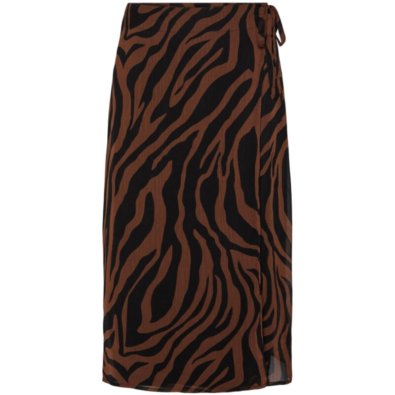 PIECES dame nederdel PCSALLY - Mustang ZEBRA