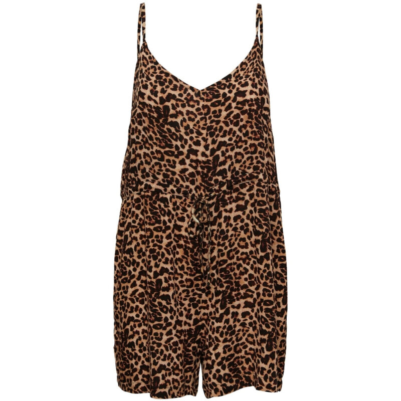 PIECES dame playsuit PCNYA - Black Leo