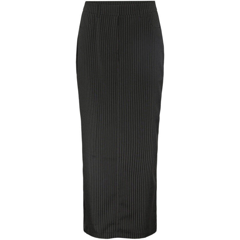 Pieces dame nederdel PCDIDI - Black Stripes