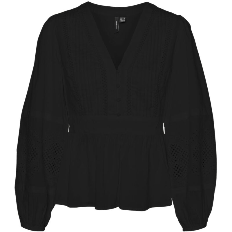 VERO MODA dame bluse VMJAMILLA - Black