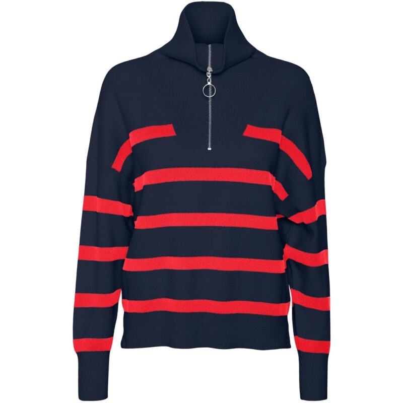 VERO MODA dame strik VMSABA - Navy Blazer BITTERSWEET