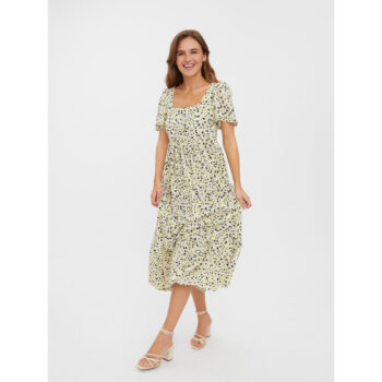 Vero Moda dame kjole VMOLEA - Lemon Meringue Olea