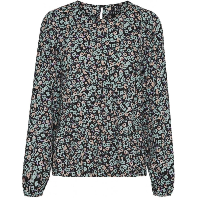 Vero Moda dame langærmet top VMFRANCESCA - Blue
