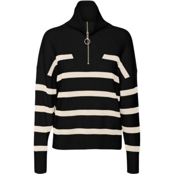 Vero Moda highneck VMSABA - Black BIRCH