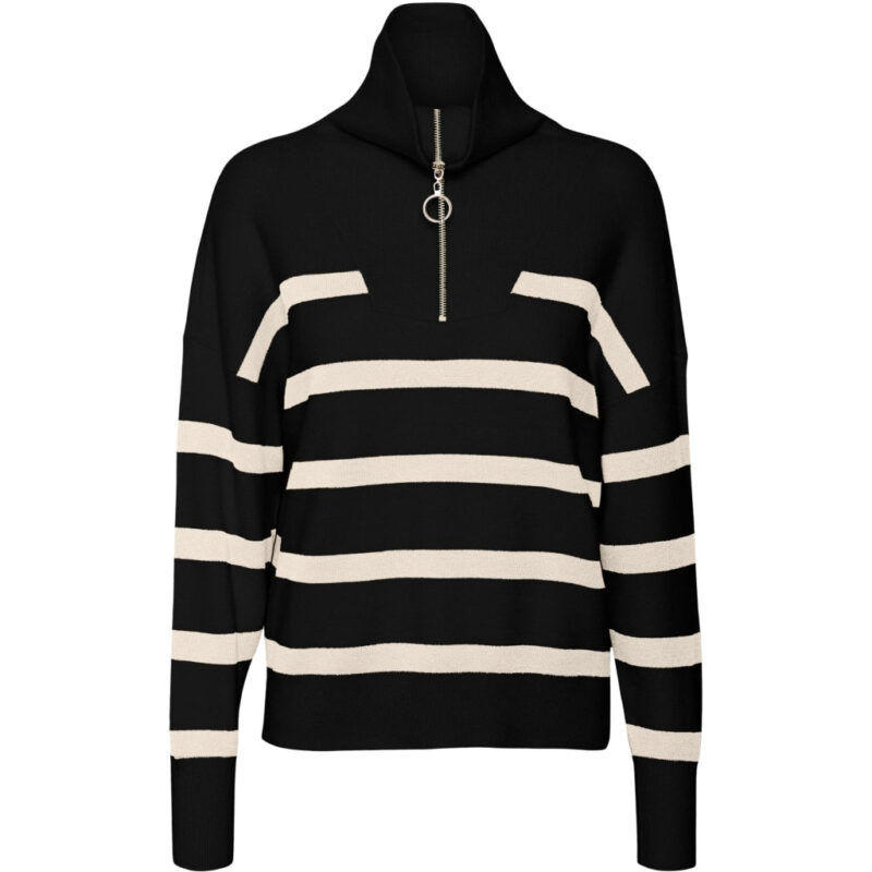 Vero Moda highneck VMSABA - Black BIRCH